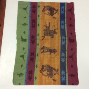 Vintage Cowboy Kitsch Western Cowboy Rodeo Flannel Pillowcases Standard …